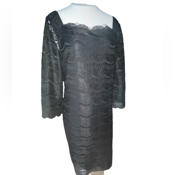 White House Black Market Lace Dress Large Size - Picture 5 of 11